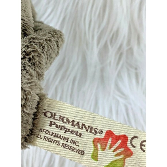 Folkmanis Elephant Puppet Gray Plush Toy Hand Stage Stuffed Animal Jungle Safari - Picture 5 of 5